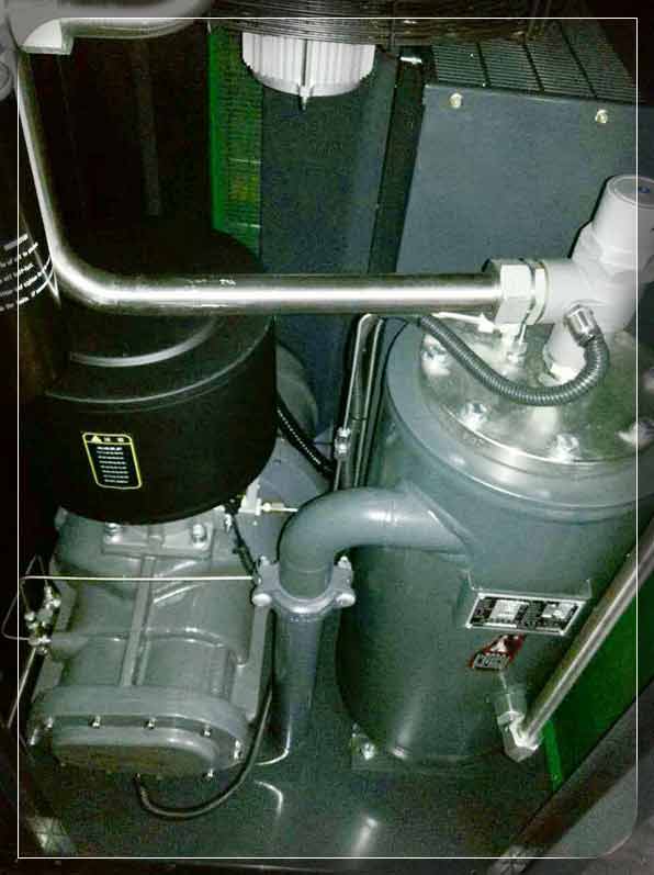 薩震節(jié)能空壓機控制面板