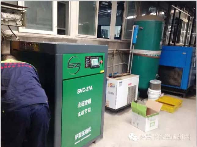 37kw永磁變頻空壓機(jī)安裝
